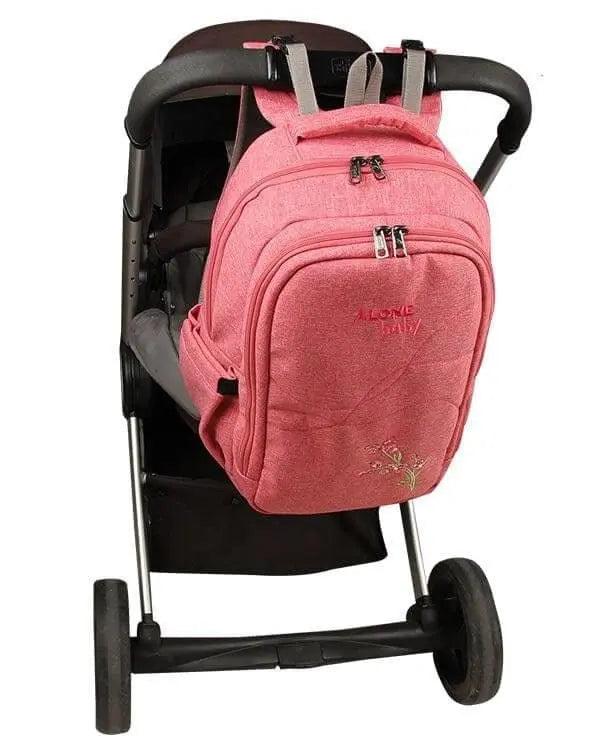 Çiçek Desenli Anne Bakım Çantası | Narçiçeği Alone 9301 - alonebag