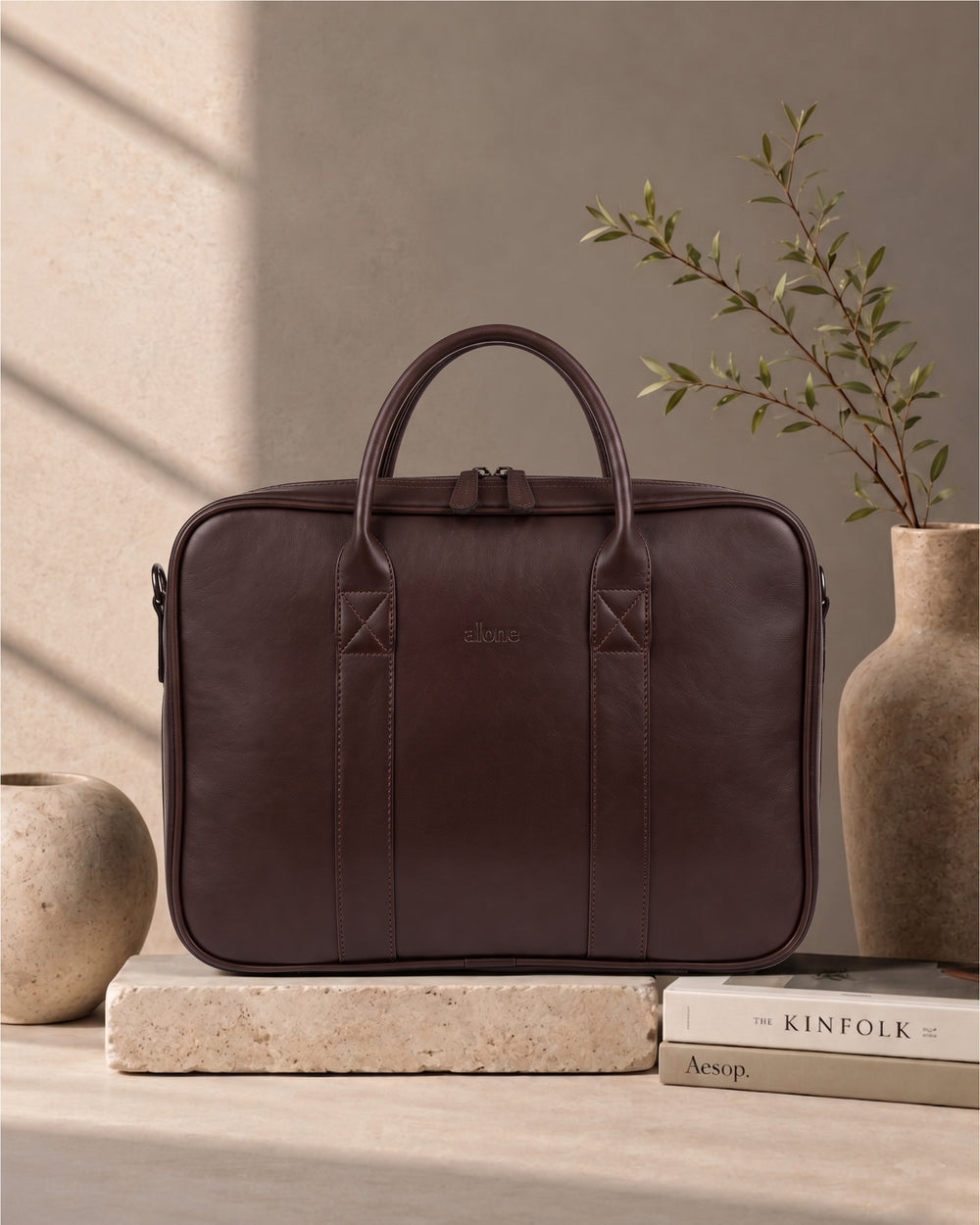 Alone Organizer Çanta 13"-14"İnç-1004 Kahverengi