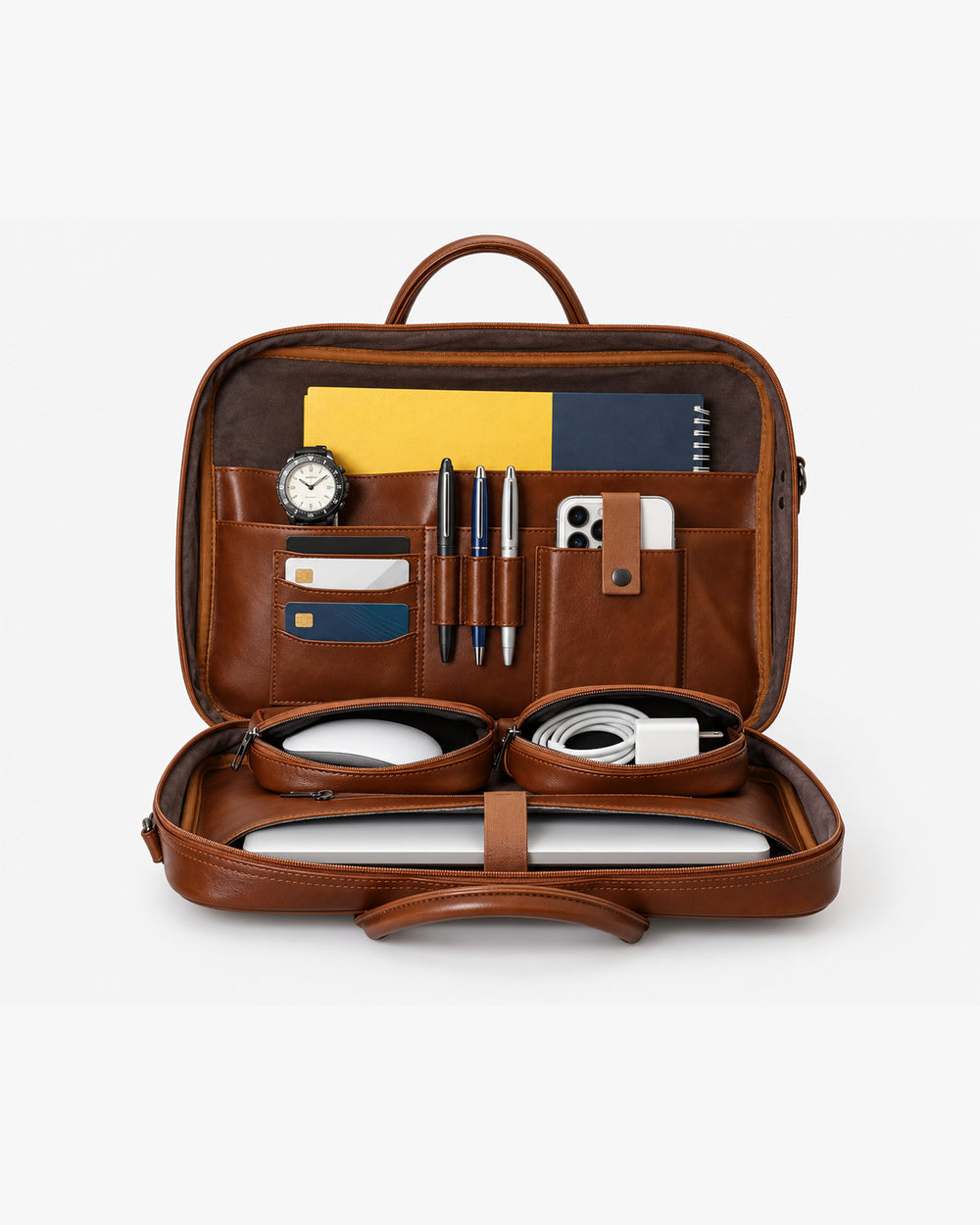 Taba ALONE 1003 çantanın organizer iç cepleri ve laptop bölmesi