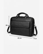 Alone Evrak Çantası 16" & 17" Laptop Bölmeli | 1017 Desenli Siyah