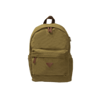 Kanvas Laptop Gözlü Sırt Çantası - Alone | 5044Haki - alonebag
