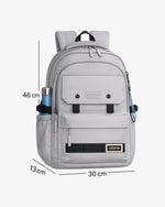 Alone Laptop Bölmeli Sırt Çantası - 77213 Gri