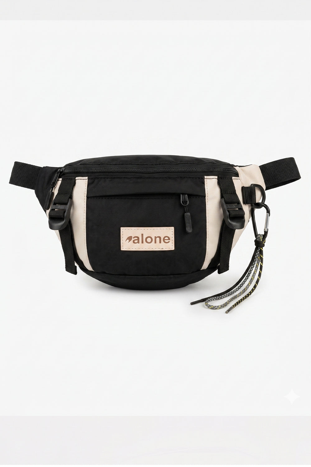 Alone Unisex Bel Çantası -Siyah 6060