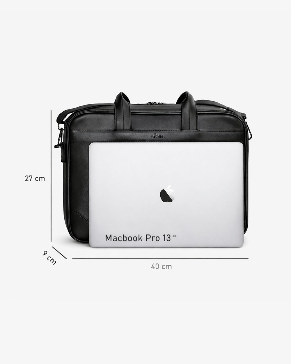 Alone Organizer Laptop & Evrak Çantası 15.6"|1005 Siyah