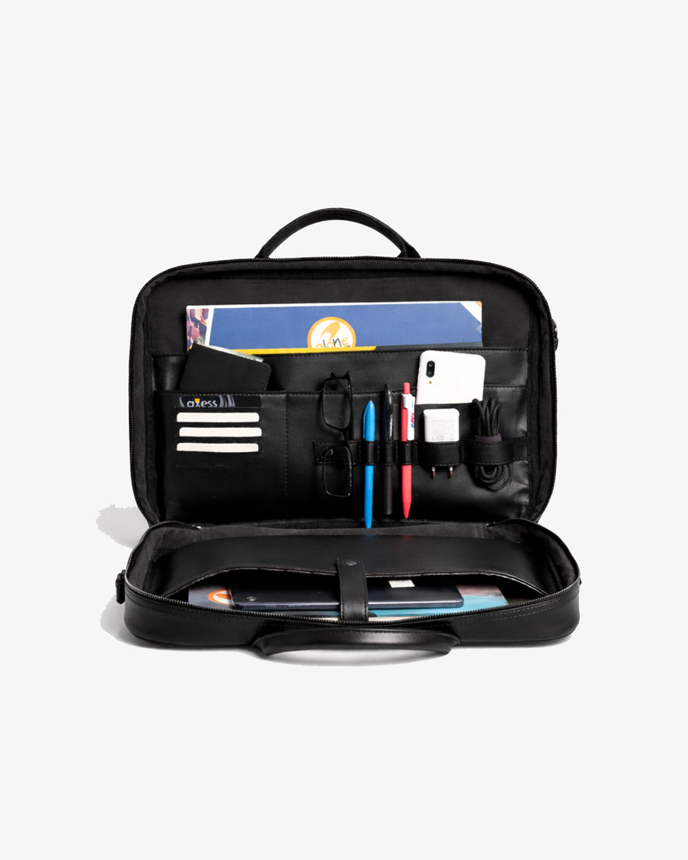 Alone Organizer Laptop & Evrak Çantası 15.6"|1005 Siyah