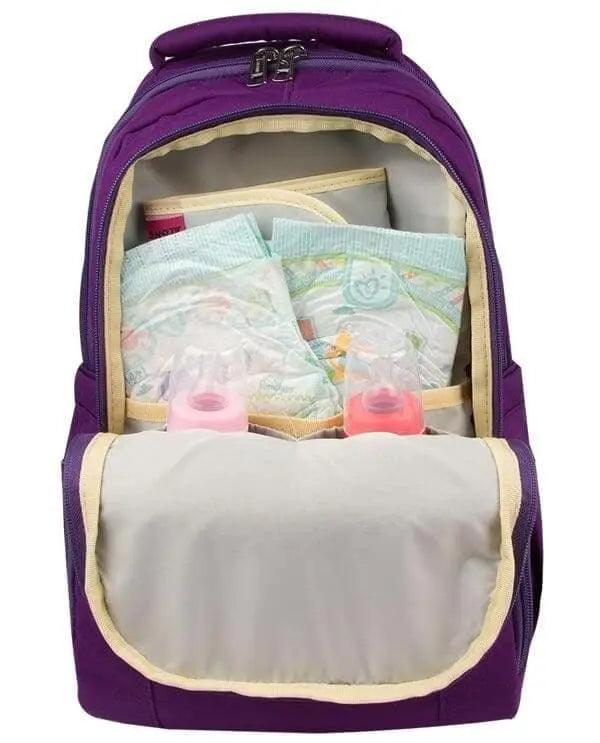 Bebek Bakım Sırt Çantası|Alone 9319 Mor - alonebag