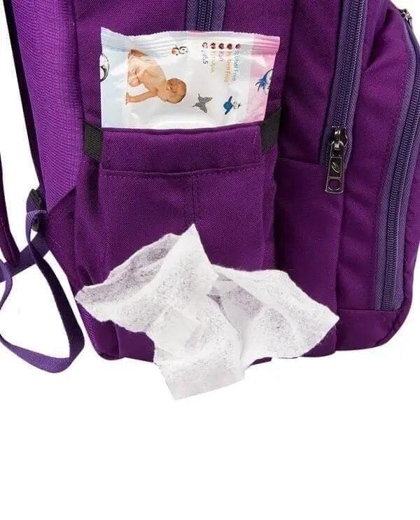 Bebek Bakım Sırt Çantası|Alone 9319 Mor - alonebag
