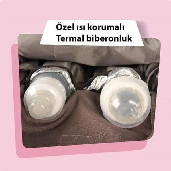 Bebek Bakım Sırt Çantası|Alone 9300 Bej - alonebag