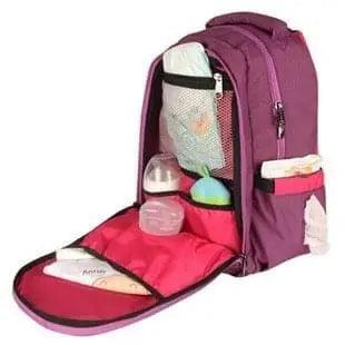 Bebek Bakım Sırt Çantası|9303 Mürdüm - alonebag