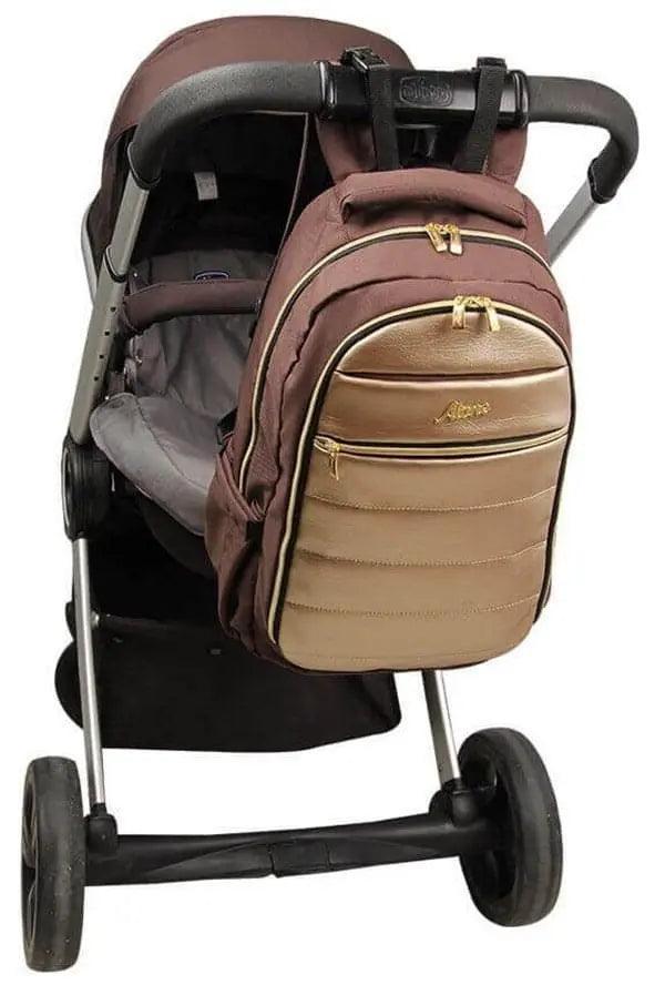 Bebek Bakım Sırt Çantası - Mürdüm | Alone 9304 - alonebag