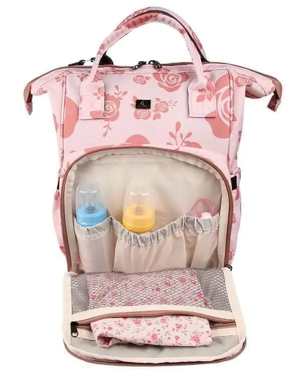 Bebek Bakım Sırt Çantası|9305 Gül - alonebag