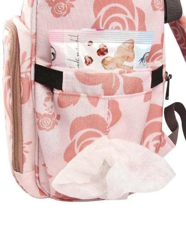 Bebek Bakım Sırt Çantası|9305 Gül - alonebag