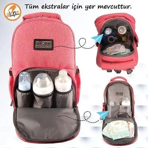 Bebek Bakım Sırt Çantası|9316 - alonebag
