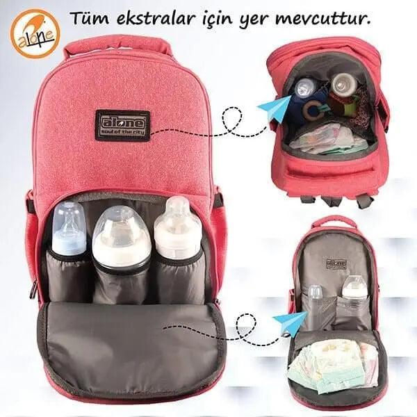 Bebek Bakım Sırt Çantası|9316 - alonebag
