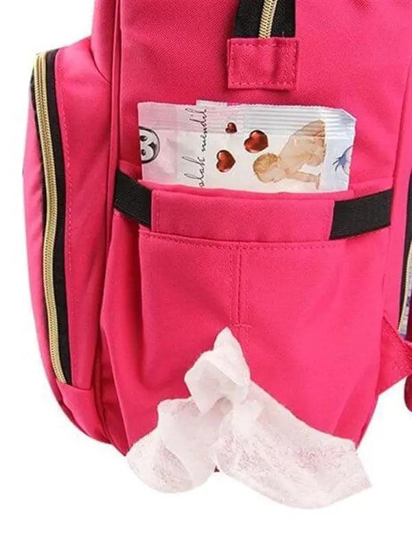 Bebek Bakım Sırt Çantası|9317 Fusya - alonebag