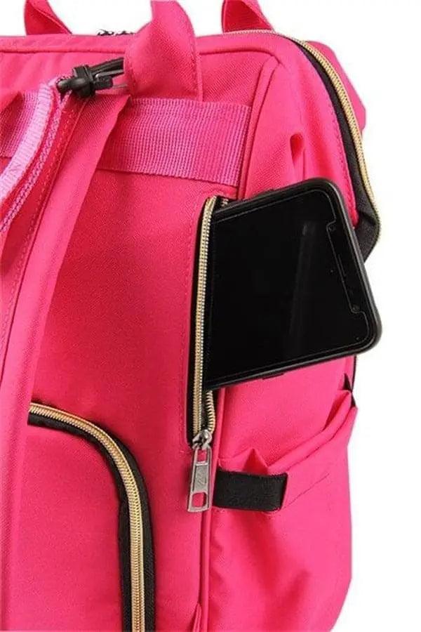 Bebek Bakım Sırt Çantası|9317 Fusya - alonebag