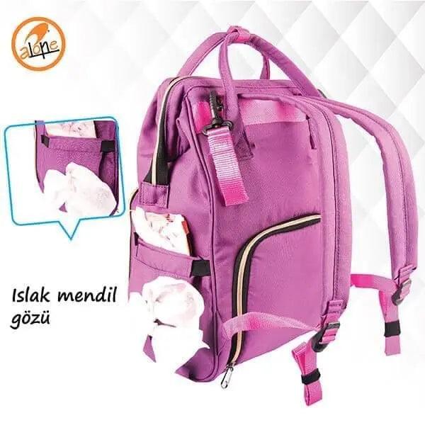 Bebek Bakım Sırt Çantası|9317 Fusya - alonebag