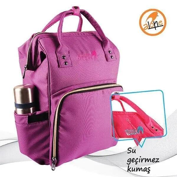 Bebek Bakım Sırt Çantası|9317 Fusya - alonebag