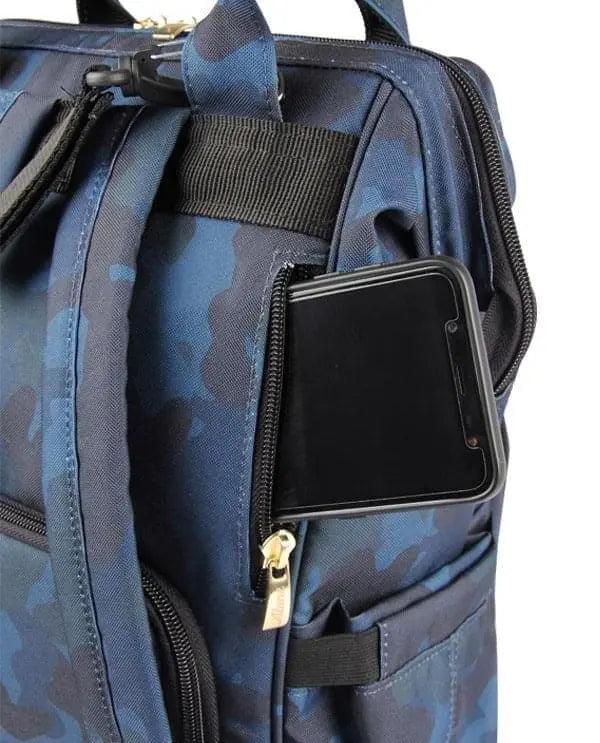 Bebek Bakım Sırt Çantası|9317 Kamuflaj Lacivert - alonebag