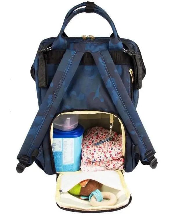 Bebek Bakım Sırt Çantası|9317 Kamuflaj Lacivert - alonebag