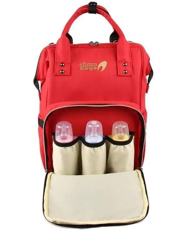 Bebek Bakım Sırt Çantası|9317 Kırmızı - alonebag