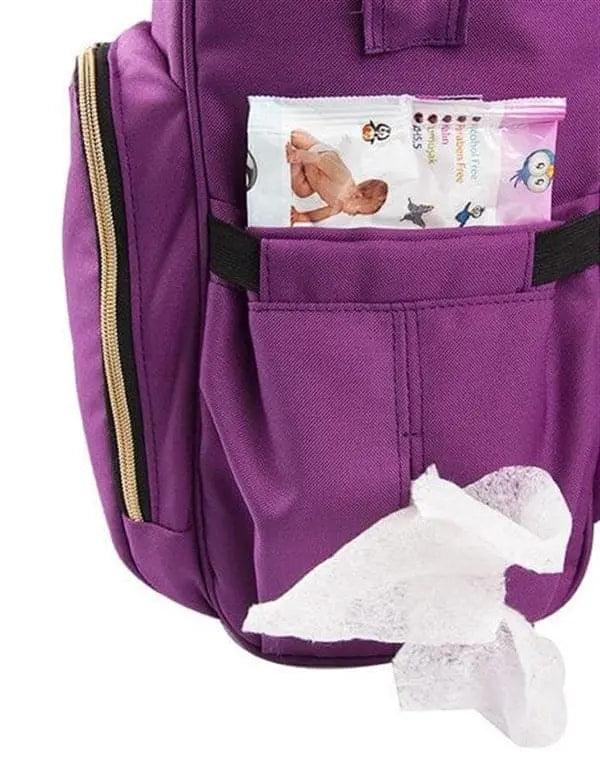 Bebek Bakım Sırt Çantası|9317 Mürdüm - alonebag