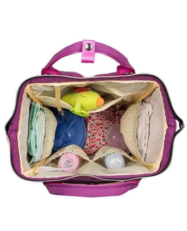 Bebek Bakım Sırt Çantası|9317 Mürdüm - alonebag