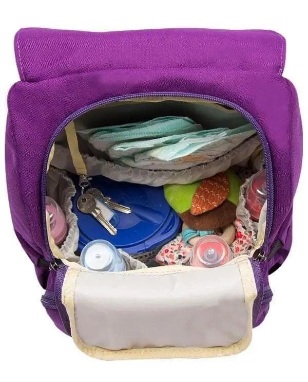 Bebek Bakım Sırt Çantası|9320 Mor - alonebag