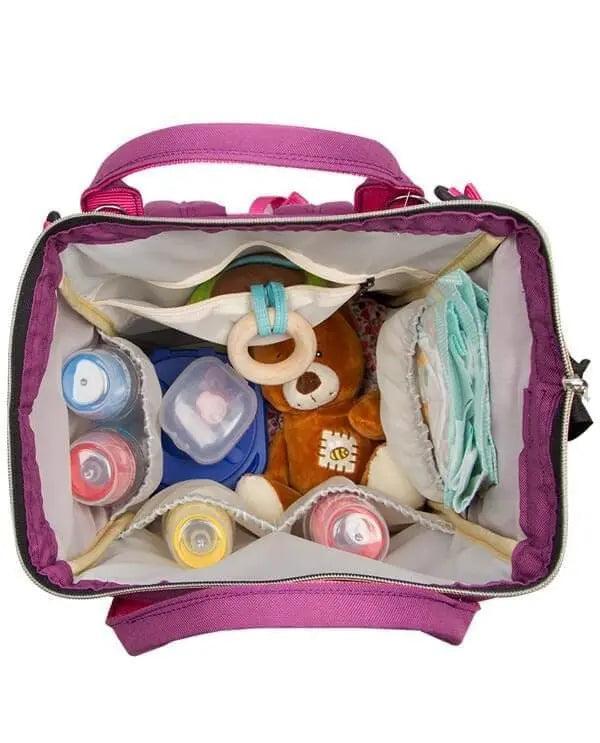 Bebek Bakım Sırt Çantası|9327 Mürdüm - alonebag