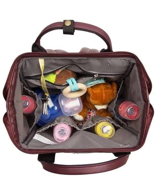 Anne Bebek Bakım Sırt Çantası|Alone 9350 Bordo - alonebag