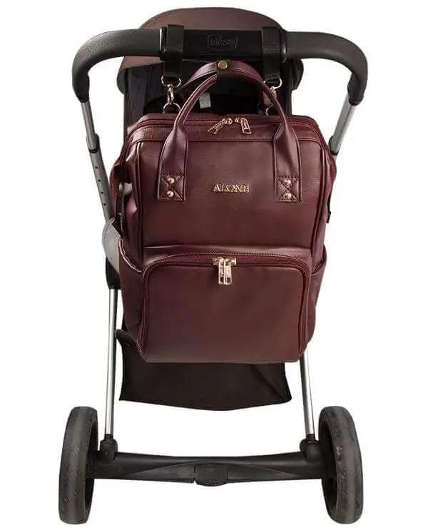 Anne Bebek Bakım Sırt Çantası|Alone 9350 Bordo - alonebag