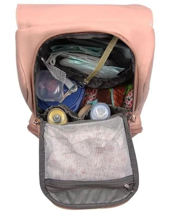 Bebek Bakım Sırt Çantası|9352 Pudra - alonebag