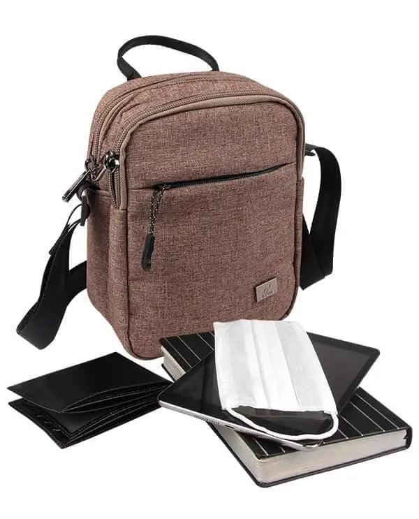 Crossbody Kahverengi Bayan Omuz Çantası |8710 - alonebag