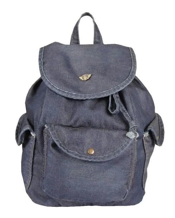 Kadın Denim Sırt Çantası Kaya | Alone 5117 - alonebag