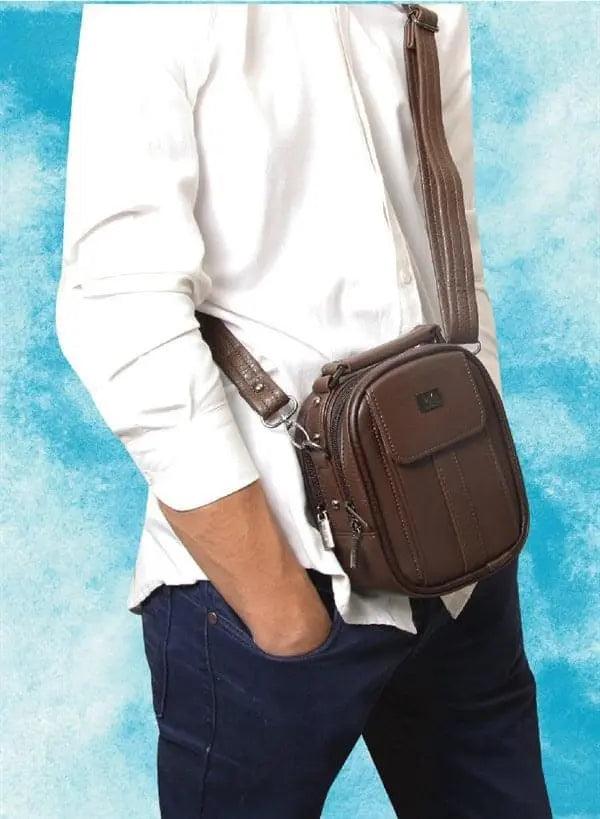 Kahverengi erkek el çantası |3750 - alonebag