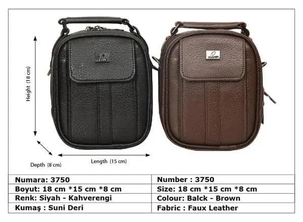 Siyah Erkek El Çantası|3750 Siyah - alonebag