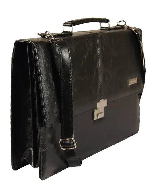 Erkek Deri Görünümlü Evrak Çantası | Alone 1208 Kahverengi - alonebag