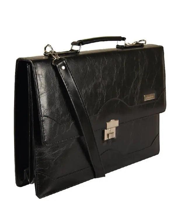 Deri Görünümlü Evrak Çantası | Alone 1209 Kahverengi - alonebag