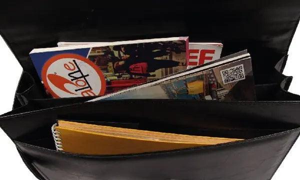 Deri Görünümlü Evrak Çantası | Alone 1209 Kahverengi - alonebag