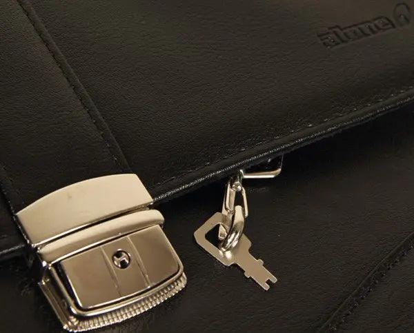 Deri Görünümlü Evrak Çantası Erkek | Alone 1406 Kahverengi - alonebag