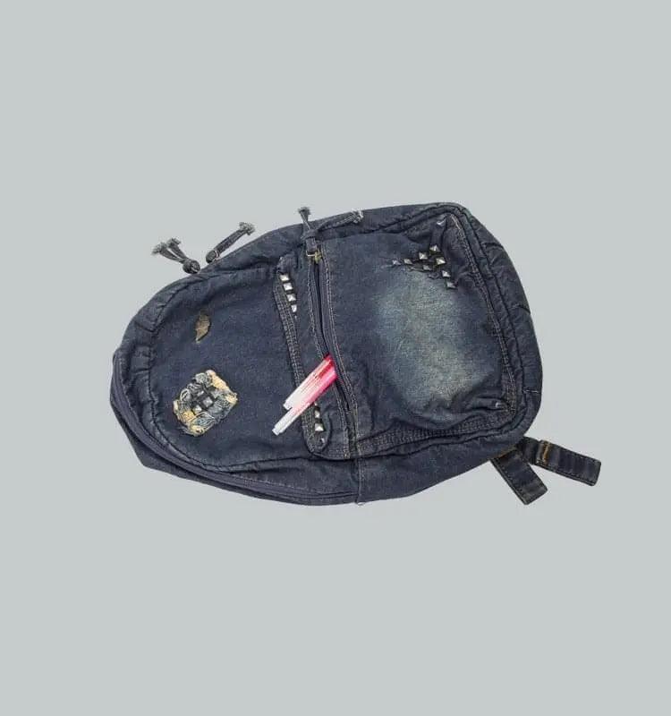 Kadın Denim Sırt Çantası - Soft Denim | 5118 - alonebag