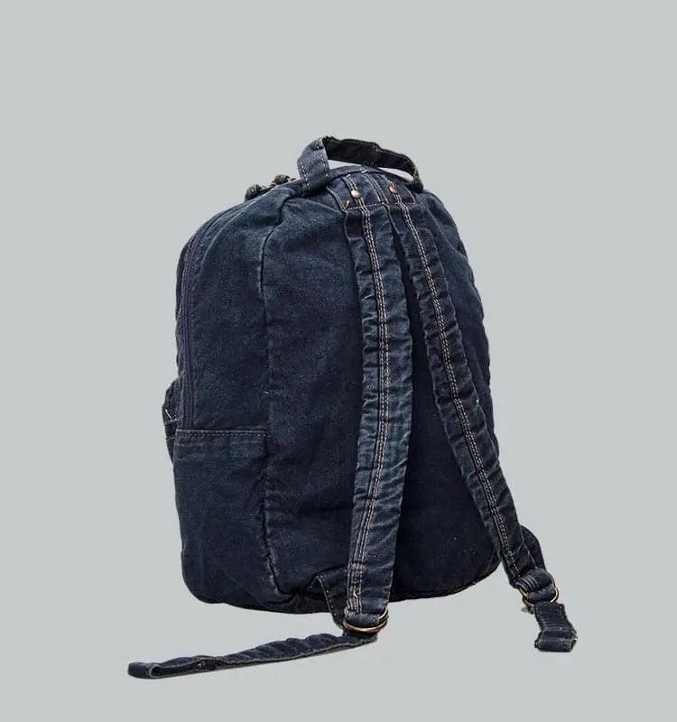 Kadın Denim Sırt Çantası - Yeşil Denim | 5118 - alonebag