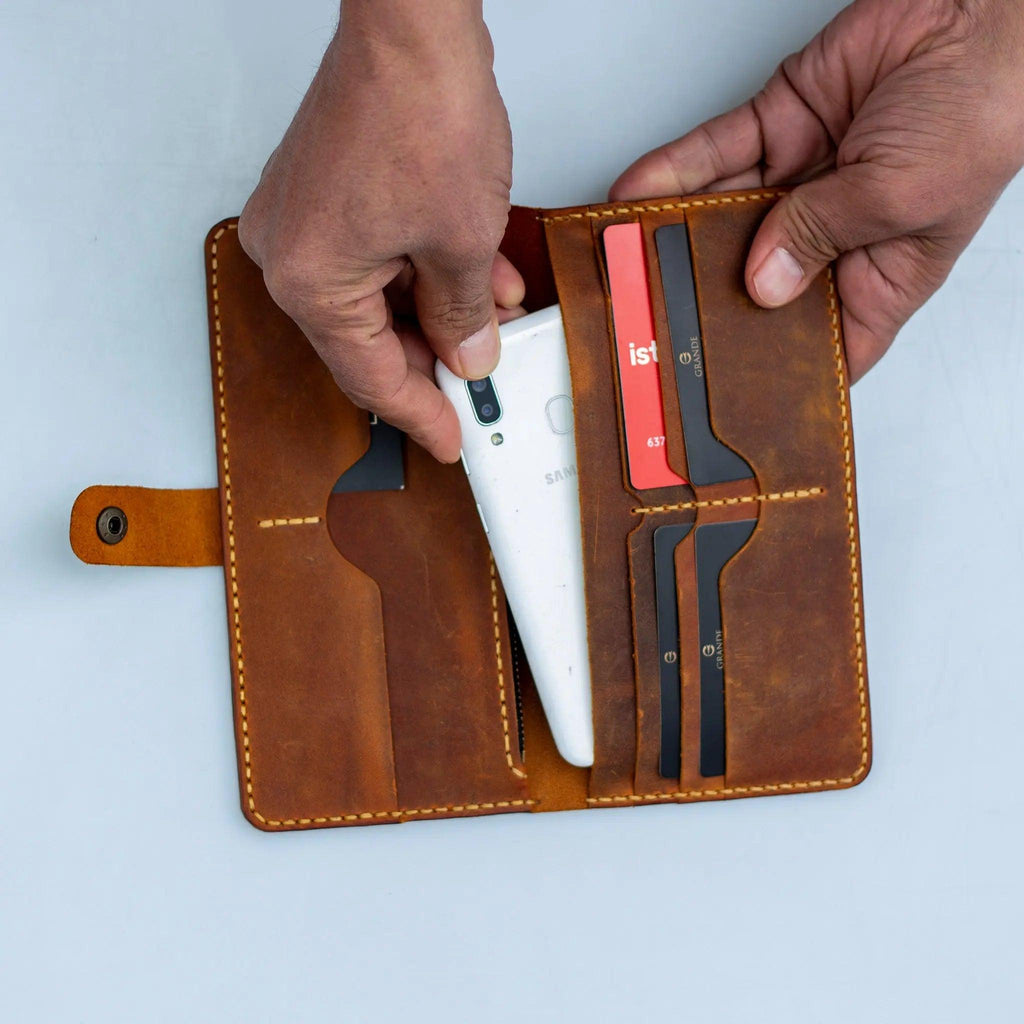 Kadın Cüzdan Kartlık Deri |Taba 105 - alonebag