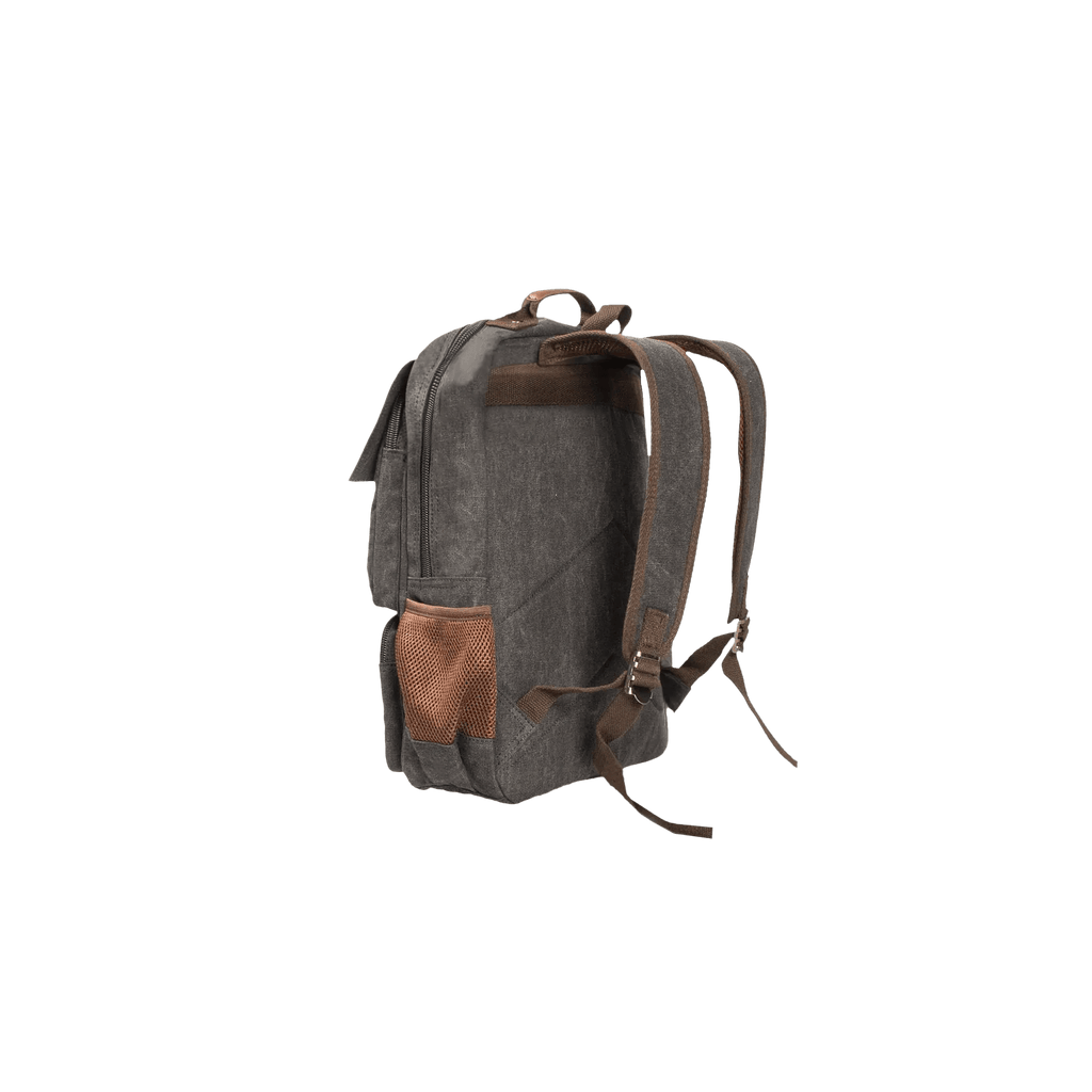 Kanvas Laptop Gözlü Sırt Çantası - Alone | 5045 Haki - alonebag