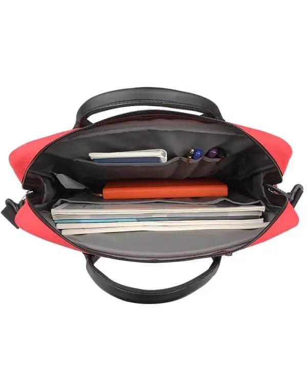 Kırmızı Kumaş Evrak Çantası | 2132 Alone - alonebag