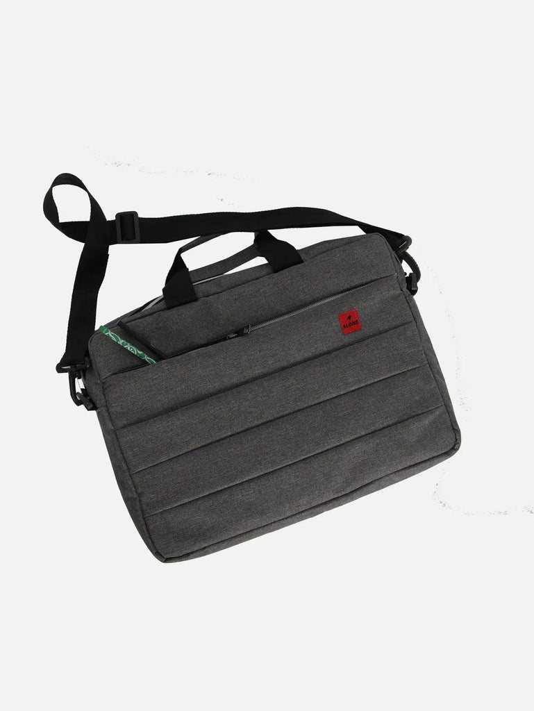 Siyah Kumaş Kadın Erkek Laptop Çantası | 8706 Alonebag - alonebag