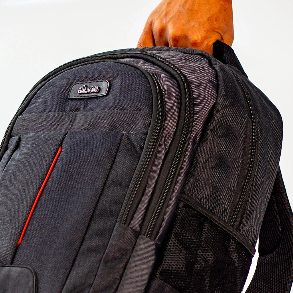 Laptop Gözlü Sırt Çantası | Alone 1330 Siyah - alonebag