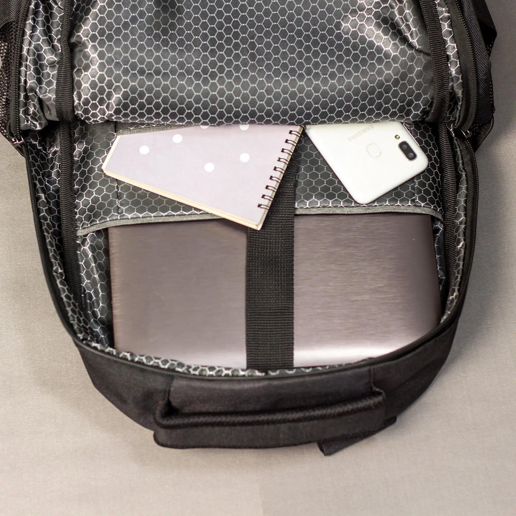 Laptop Gözlü Sırt Çantası | Alone 1330 Siyah - alonebag