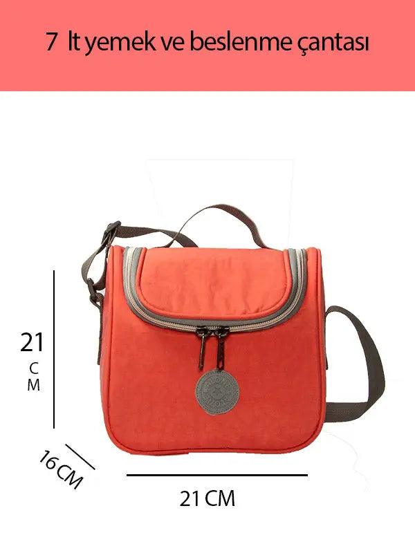 Termal Beslenme Biberon ve Yemek Çantası - Pembe | 9312 - alonebag