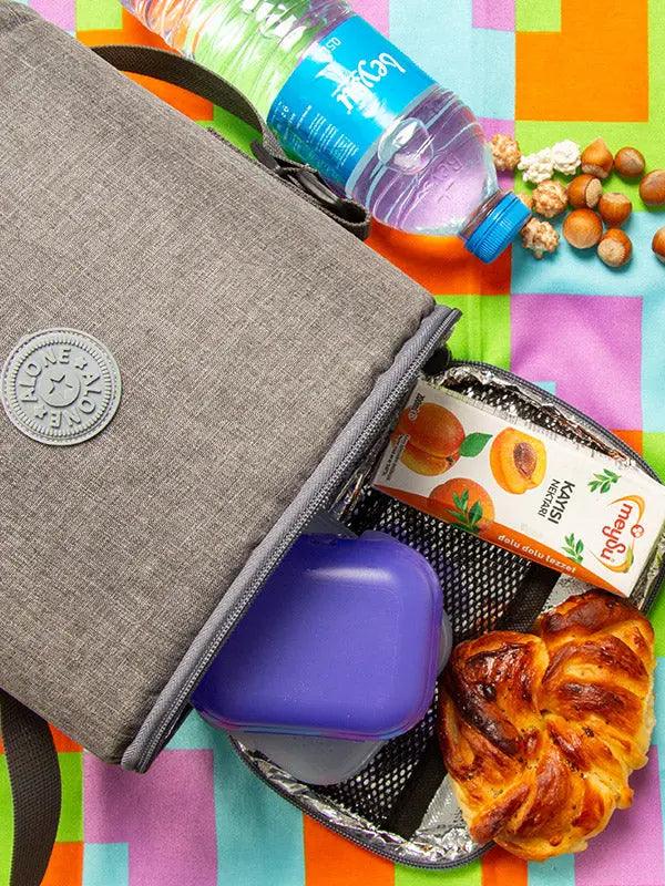 Termal biberon ve Yemek çantası | Alone 9311 Gri - alonebag